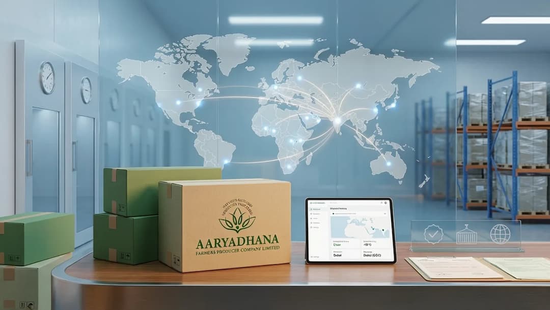 Rigorous quality control and documentation for Aaryadhana's global fresh produce exports